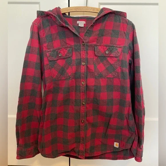 Hooded Carhartt Flannel - Picture 1 of 5